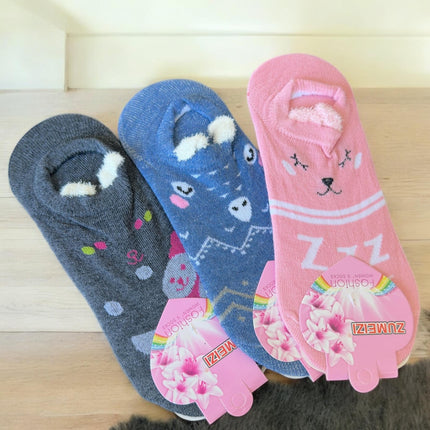 12 Calcetines Tin Juveniles para Dama $8 c/u