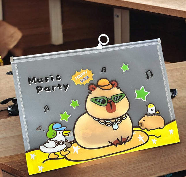 12 Folders Capibaras con Abre Facil $8.9 c/u