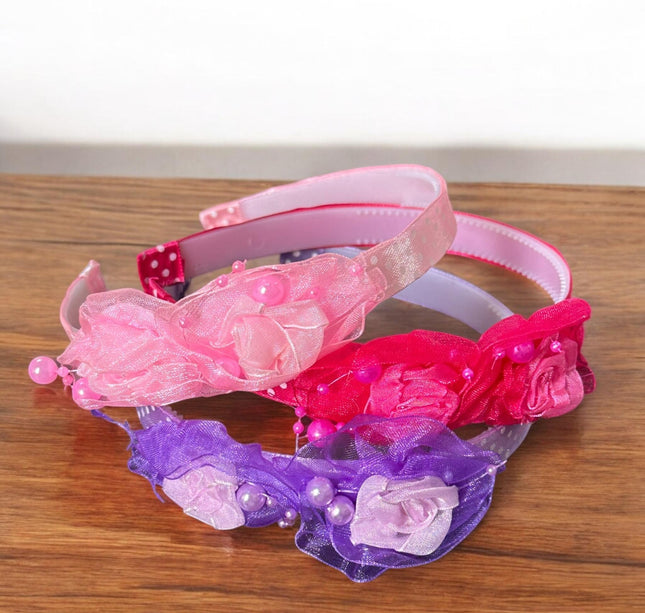 12 Diademas de Puntos Para Cabello $7.5 c/u