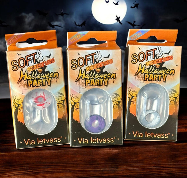 12 Pupilentes Halloween Party $55 c/u