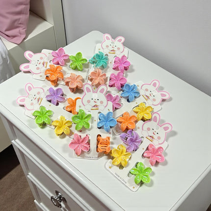 12 Sets 4 Pincitas Hawaianas Colores hermosos $6.5 c/u