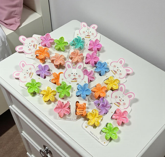 12 Sets 4 Pincitas Hawaianas Colores hermosos $6.5 c/u