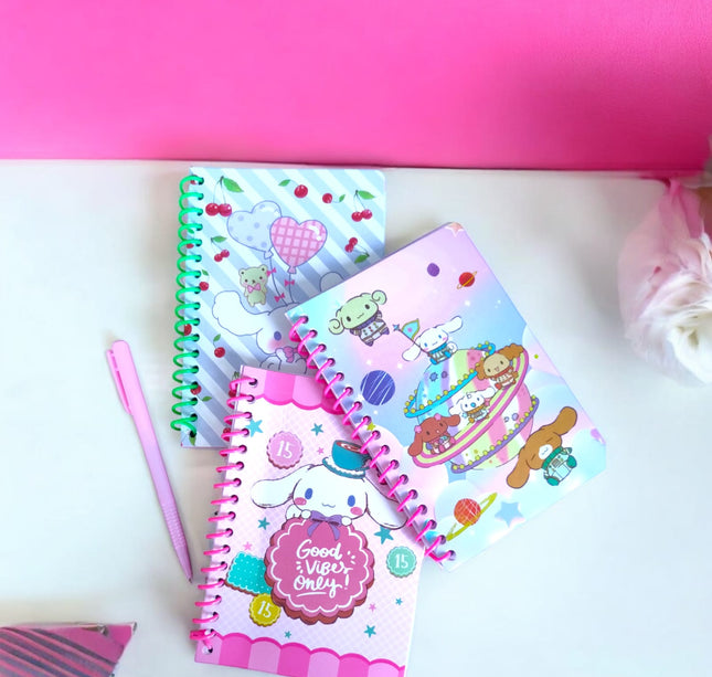 12 Libretas con Pluma  Sanrio Hermosa $15.01 c/u