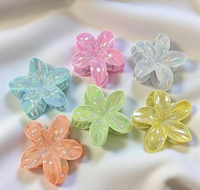 12 Pinzas Hawaiinas Cristalinas Hermosas $8.9 c/u