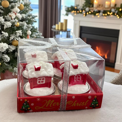 Sets 4 Velas Navideñas