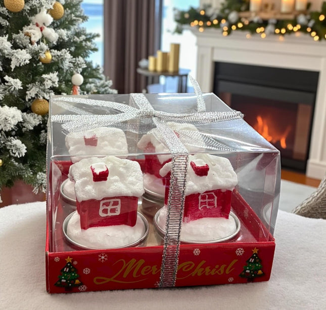 Sets 4 Velas Navideñas