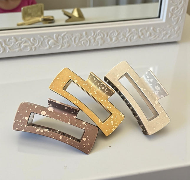 12 Pinzas Colores Metalicos Para Cabello $11 c/u