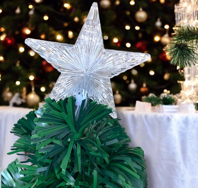 Arbol de Navidad con luces Fibra y estrela incluidad 60cm