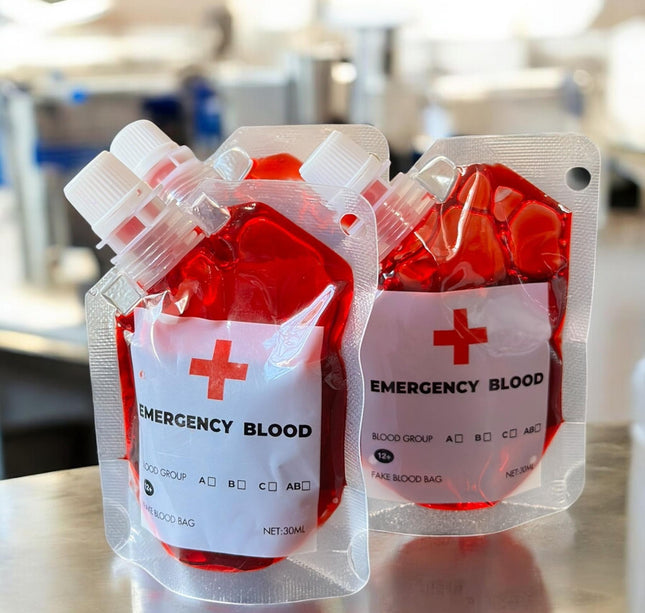 12 Bolsas de Sangre Falsa $14.5 c/u