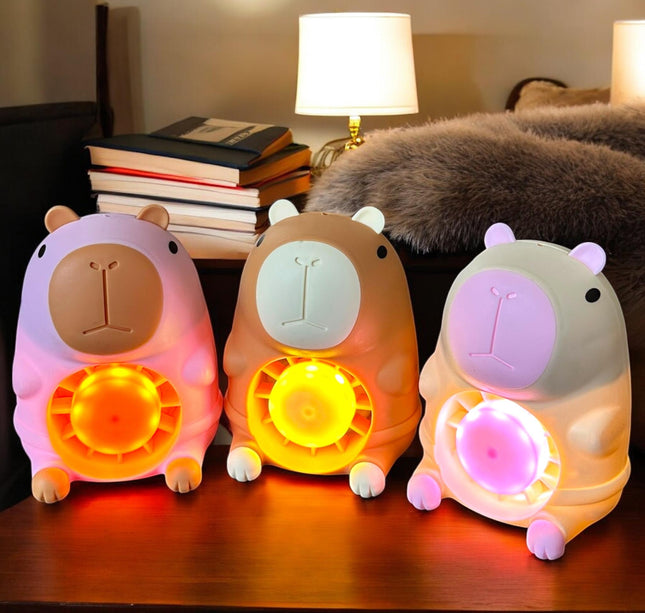 Capibara Ventilador Lampara