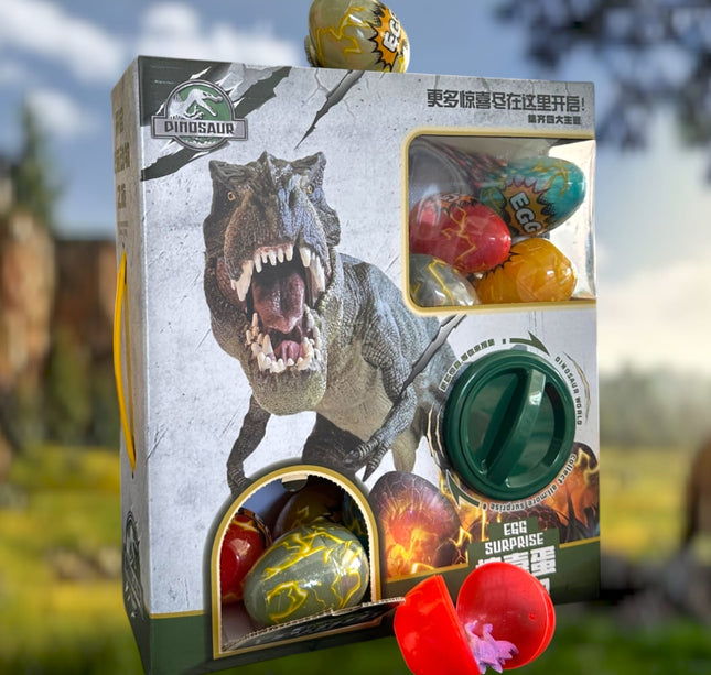 Huevos de Dinosaurio Juguete dispensador 12 Piezas