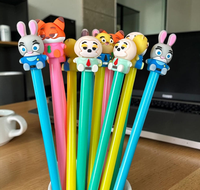 12 Lapiceros Zootopia Gel $5 c/u