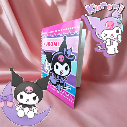 12 Libretas espiral Kuromi $15 c/u