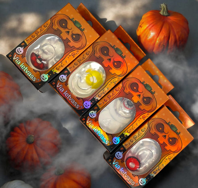 12 Pupilentes Halloween $49 c/u