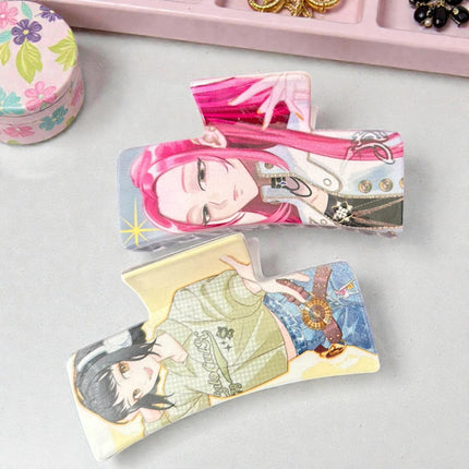 12 Pinzas Guerreras K-Pop para Cabello $13 c/u