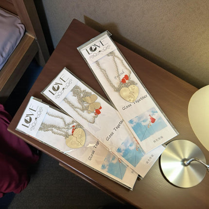 12 Duos Collares Parejas "Love" $10.83 c/u