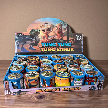 24 Gusanitos/Resortes con Figura llavero "Tralalero" $16 c/u