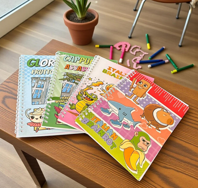 12 Libretas Francesas "Tralalero" $10.5 c/u