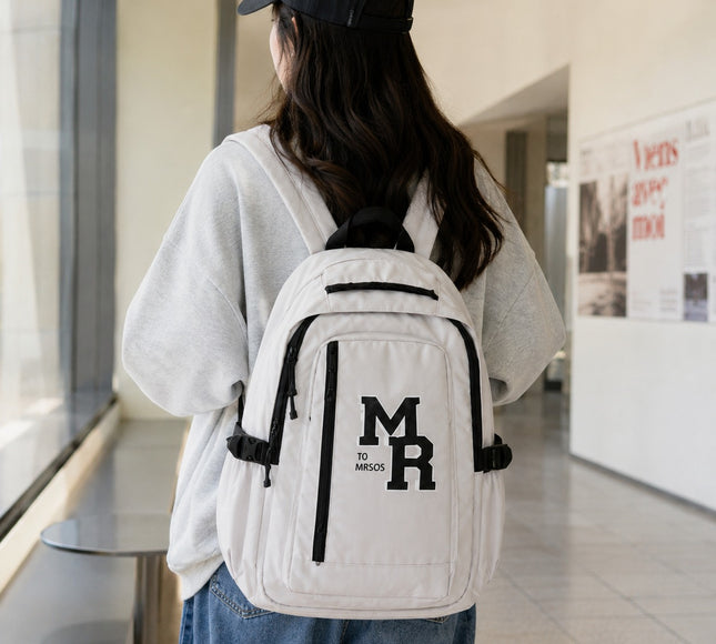 Mochila Escolar Colores "MR Mrosos" Reforzada