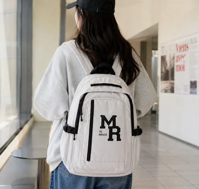 Mochila Escolar Colores "MR Mrosos" Reforzada