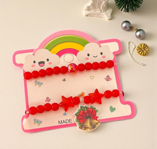 12 Set  2 Pulseras Navideñas $7.2 c/u
