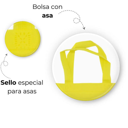 12 Bolsas Reutilzables Medianas Colores 38CM*29CM $6 c/u