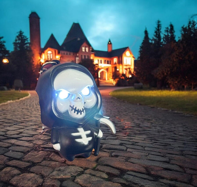 12 Llavero Lamparita Halloween con Luz y Sonido $21 c/u