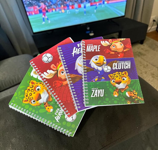 12 Libretas Mascotas Mundialistas Francesas $13 c/u