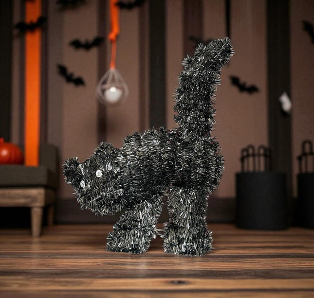 3 Gato Escarcha para decorar Halloween $25 c/u