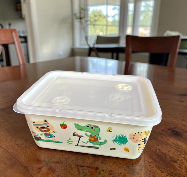 Sets de 5 Toppers Recatgulares con Estampado Animalitos