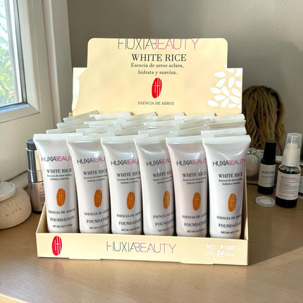 24 Maquillaje Liquido Arroz Huxia Beauty $11 c/u