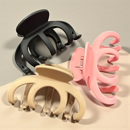 12 Pinzas para Cabello Matte Colores $8.8 c/u