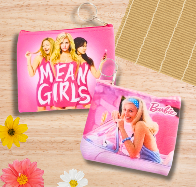 12 Monederos Barbie Exitosa $5.85 c/u