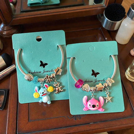 12 Pulseras Stich Tipo Pandora $14 c/u