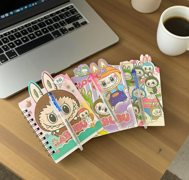 12 Libretitas Labubu con Lapiceros $5.5 c/u