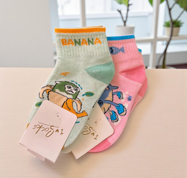 12 Calcetines Infantiles "Tralalero" $9.5 c/u