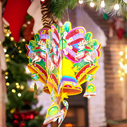 6 Adornos Navideños 3D 50 cm $32 c/u