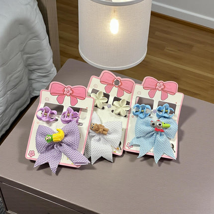 12 Sets Moñito y Pincitas "Tralalero" $6.5 c/u