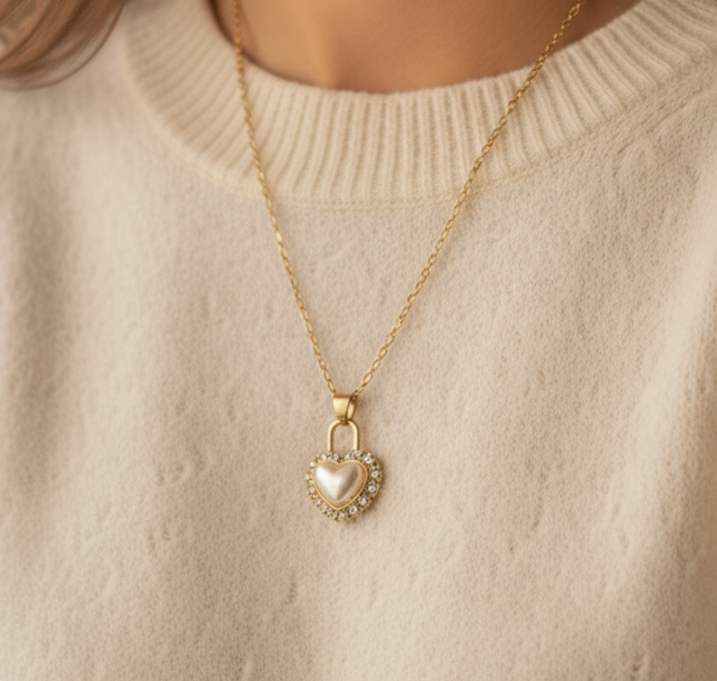 12 Collares con dije brillos $6.12 c/u