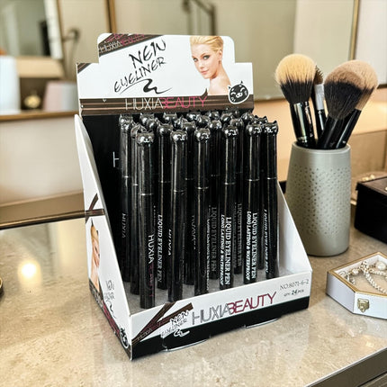 12 Delineadores De Gatito Huxia $13 c/u