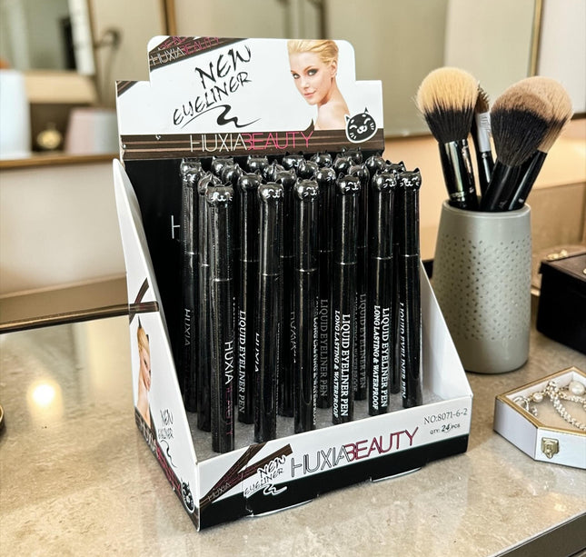 12 Delineadores De Gatito Huxia $13 c/u