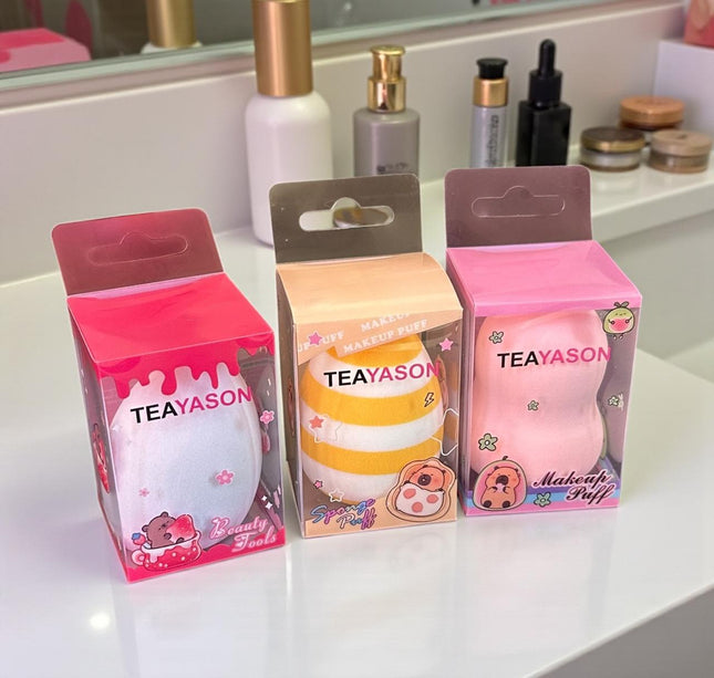 12 Esponjas Para Maquillaje Capibara  $5.8 c/u