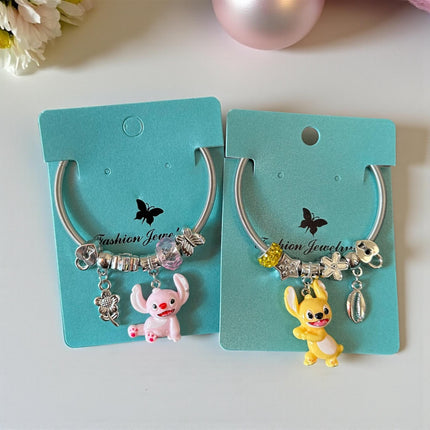 12 Pulseras Stich Tipo Pandora $14 c/u