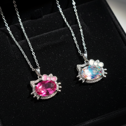 12 Collares Kitty Acero Inoxidable $33 c/u