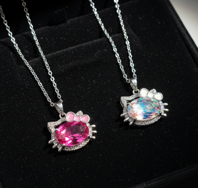 12 Collares Kitty Acero Inoxidable $33 c/u