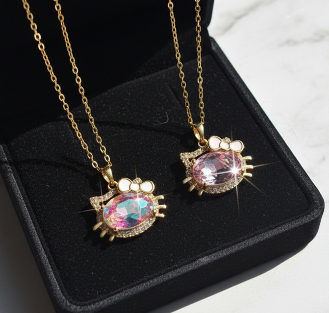 12 Collares Kitty Acero Inoxidable $33 c/u