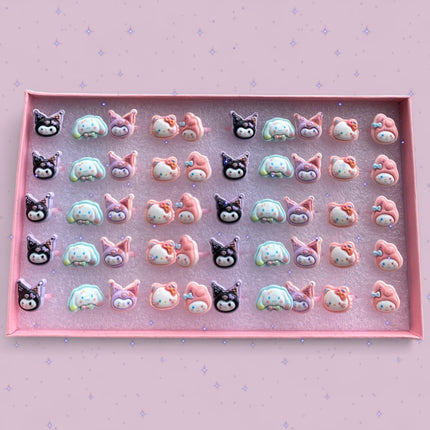 50 Anillos Sanrio $2.52 c/u