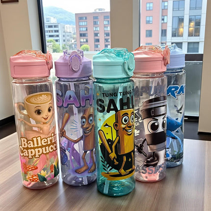 Botella para Agua Colores "Tralalero"