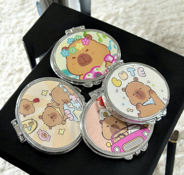 12 Espejos de Bolsillo Capibaras Formas $6 c/u