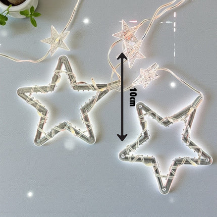 Cortina de Luces en forma de estrella 5 mts navidad